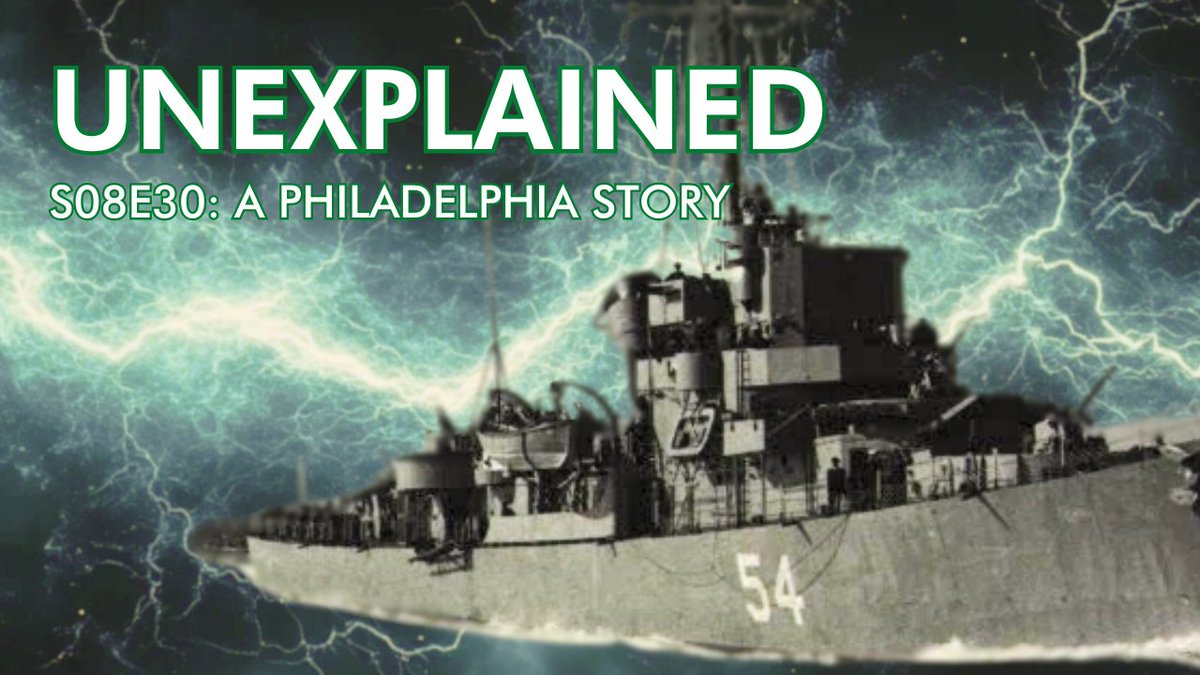 In the race to develop cutting edge technology for WWII many nations focused on how to evade radar detection. 

In the Naval Shipyard in Philadelphia, if the rumours are to be believed, the US Navy took it to a whole other dimension.

New episode, up now.
tinyurl.com/4y9w44fc