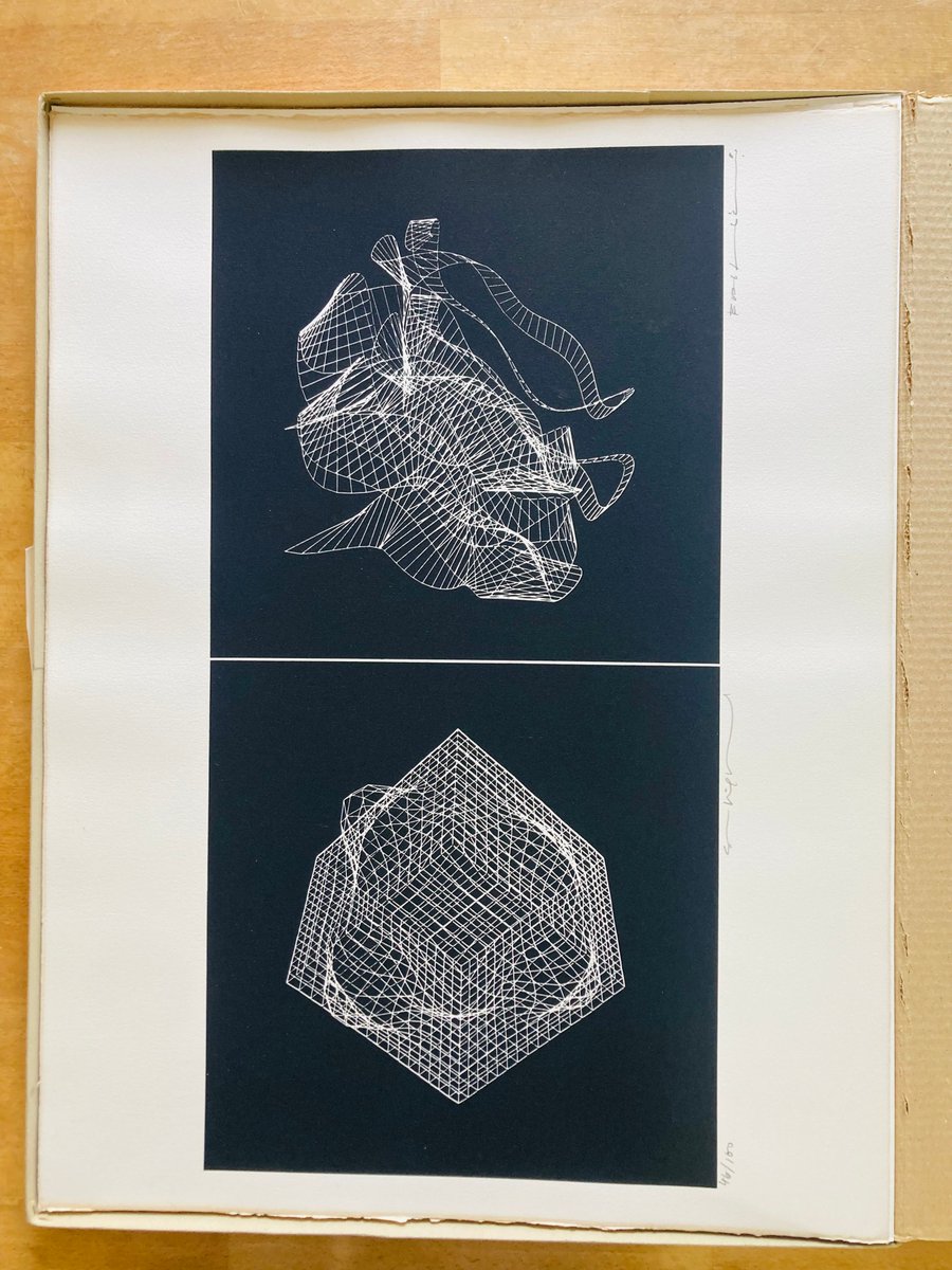 serendipityarty's tweet image. Recent acquisition : "Artiste & Ordinateur", Portfolio issued by Central Culturel Suédois in Paris, 1979. With works by Manfred Mohr and Vera Molnar among others