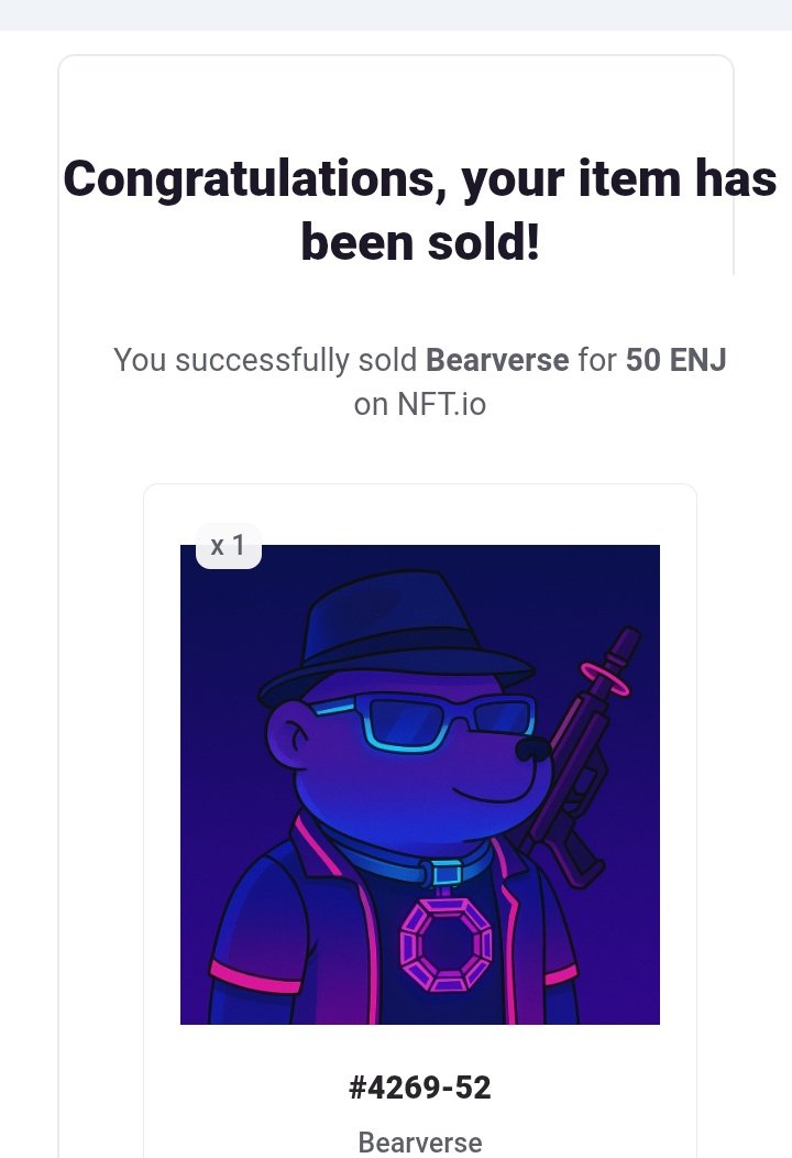 Bearverse22's tweet photo. 🐻SOLD🐼SOLD🐨 #Bearverse✅

🐼🐻Collected by
The biggest collectors
@ScottieTash
@PhilPark_NFT
Thank you so much for this amazing purchase!
You’ve made an incredible start.
Much love to you, dear friends! 😘

⬇️ https://t.co/kgj43ivnL0
#ENJIN #Nft_io #nftcollectors #NFTCommunity https://t.co/2zLv39WXEs