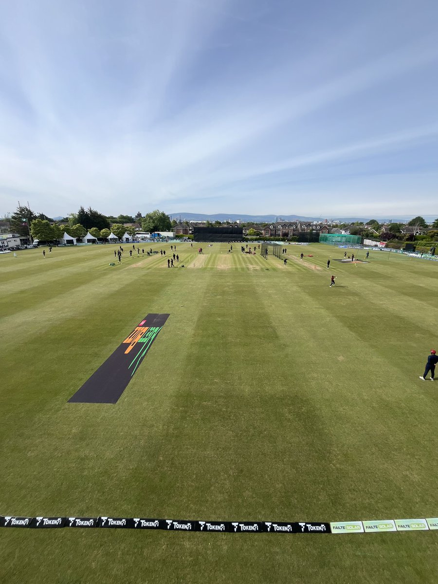 Before the rain <a href="/ClontarfCC/">Clontarf Cricket Club</a> ☔️

<a href="/cricketireland/">Cricket Ireland</a> 
<a href="/windiescricket/">Windies Cricket</a> 

🌱🏏

#GM