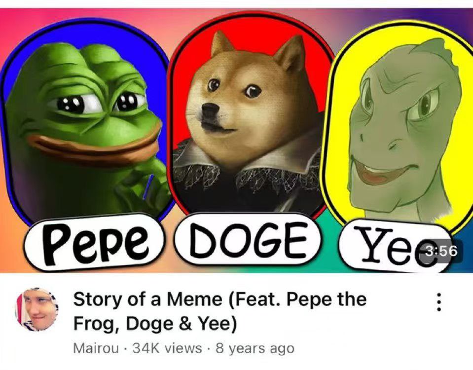 $yee 新高ATH <a href="/YeeErc20/">YeeToken 🦖</a> 

8年前的一个youtube视频，里面就预测了三个meme币，分别是doge，pepe，yee。
$doge $pepe 先后成为了100亿级别的大金狗，现在该轮到第三个meem恐龙yee表演了，先看到一亿美金。

中文电报社区：t.me/YEEChina