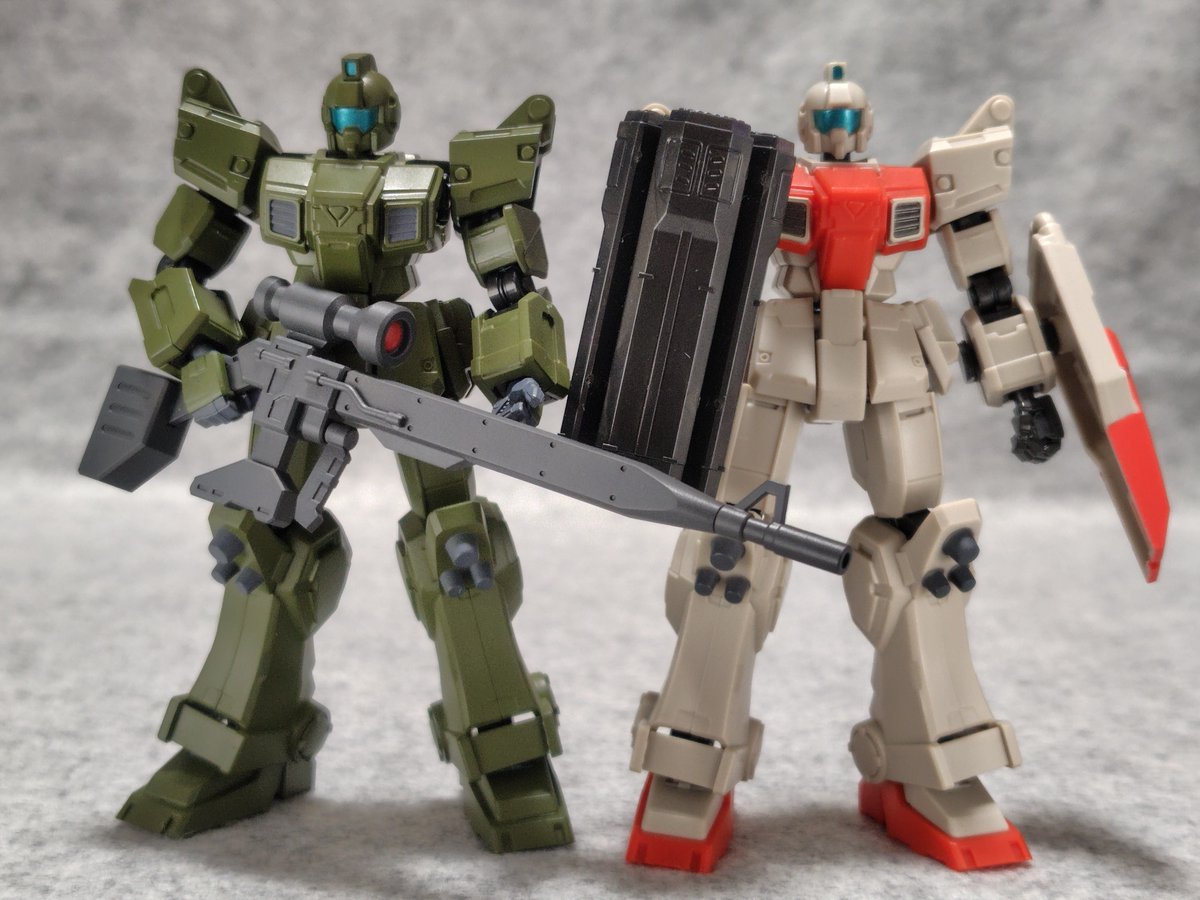 hoboho78's tweet image. Gフレームでジム・スナイパー作りました
ライフルだけ3Dプリンターのお手軽制作