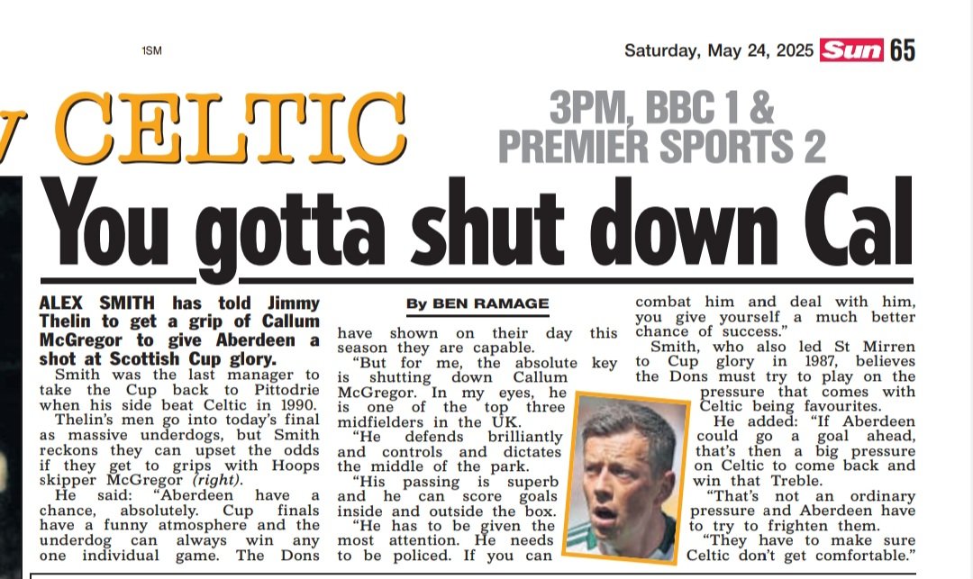 Always a pleasure to speak to Alex Smith about his Scottish Cup exploits 🏆🏆

At 85, he still remembers every detail about both of the Scottish Cup finals he won with Aberdeen and St Mirren. And he's still coaching kids in Australia ⚽️