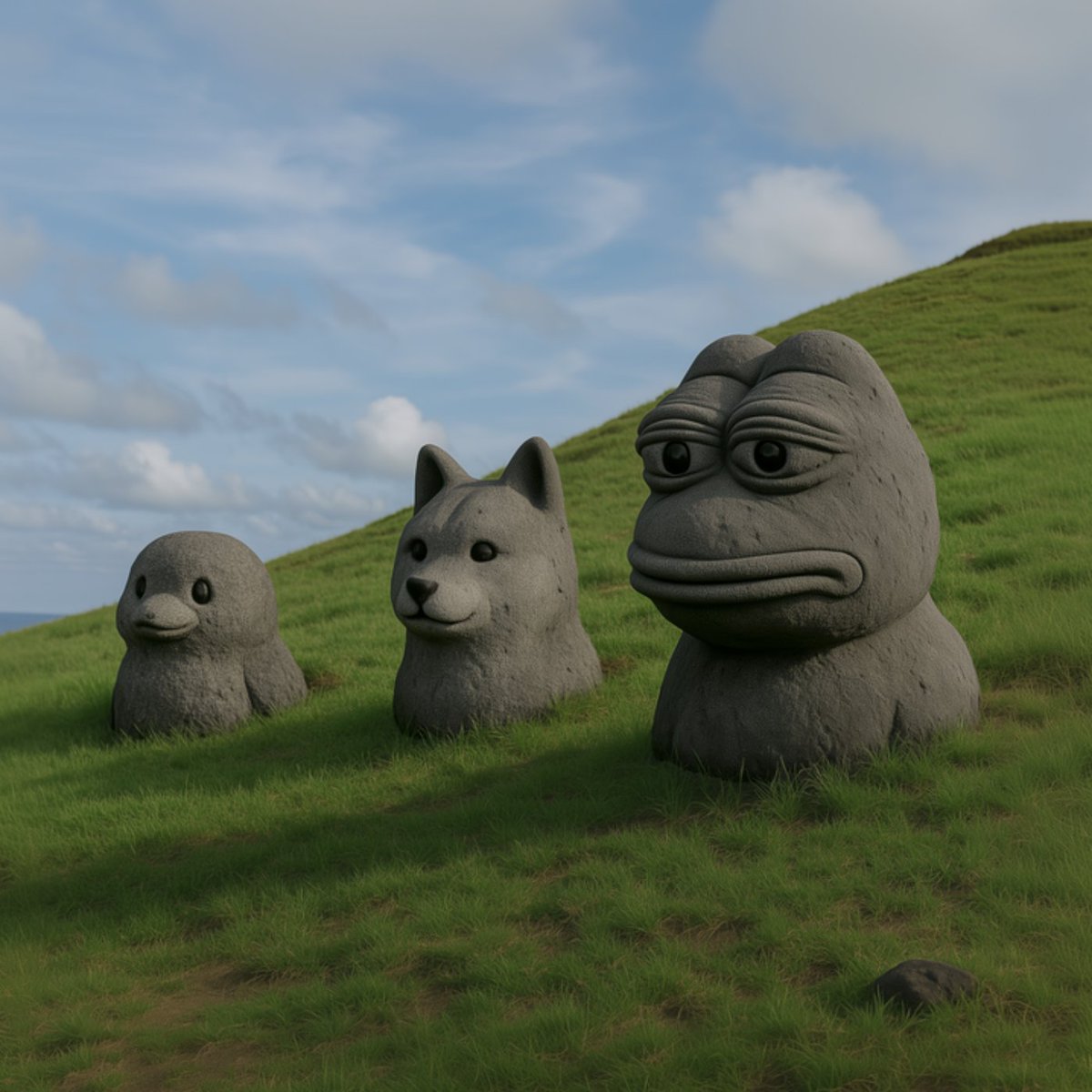 cryptocom's tweet image. Which memecoin is a megalith waiting to be discovered?