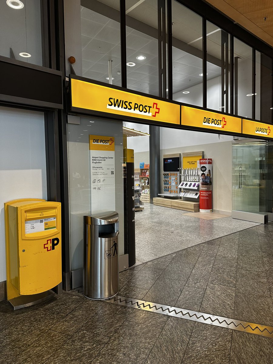 Zurich Airport #postboxsaturday