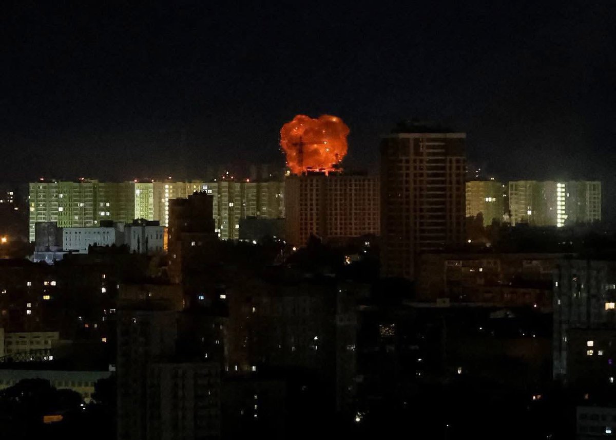Today was a very difficult night for Kyiv and all of Ukraine.

The russian combined attack of these damned "denazifiers" of the civilian population of Ukraine: ballistics, suicide bombings, explosions, fires...