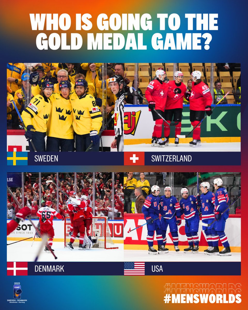 Who do you think will go for gold? 🥇
#MensWorlds #IIHF