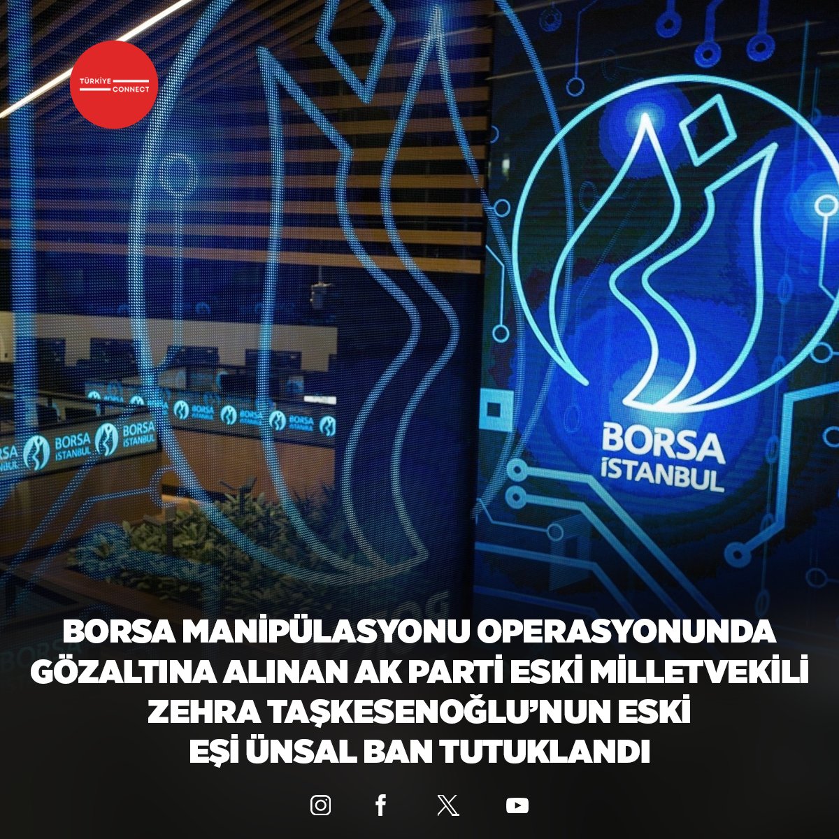 Borsa manipülasyonu operasyonunda gözaltına alınan AK Parti eski milletvekili Zehra Taşkesenlioğlu'nun eski eşi Ünsal Ban tutuklandı.

#sondakika #haber #gündem