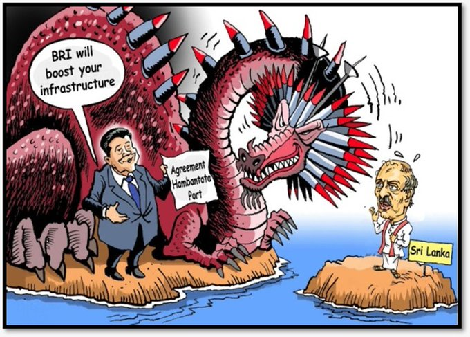 The 50+ projects and control over debt show China's economic supremacy in The independence of Sri Lanka's economy and sovereignty are in jeopardy. To protect national interests, it is essential to reevaluate international ties. #CCPRuinedSrilanka CCP Ruined Srilank