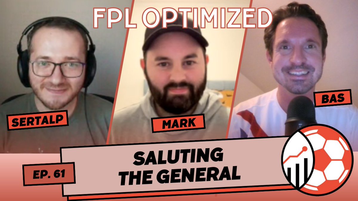 Thanks for the shout-out in your pod, <a href="/FPLGeneral/">FPL General</a> 🫡 Having you as guest in our pod last season (see picture) certainly was a highlight for us! 👍 Link to this week's pod, for anyone still looking for GW38 tips based on the #data: youtu.be/T8vFehLmbSM?si…