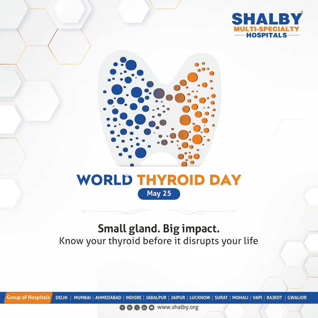 shalbyhospitals's tweet photo. The thyroid may be small, but its role in your health is big.
On this World Thyroid Day, take a step toward better health—get your thyroid checked and avoid future complications.
🩺 Early detection matters.
#ThyroidAwareness #WorldThyroidDay #thyroidday #thyroidhealth https://t.co/AC4XqmJuiq