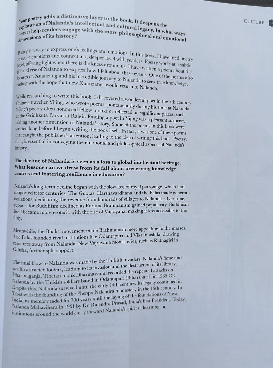 Abhay K. (@theabhayk) on Twitter photo Nalanda’s revival serves as a diplomatic bridge, uniting cultures and promoting intellectual collaboration. My interview to <a href="/IndiasWorld_mag/">India's World</a> on my latest book #Nalanda: How it Changed the World indiasworld.in/nalanda-how-it… | <a href="/HappymonJacob/">Happymon Jacob</a> Nalanda’s revival serves as a diplomatic bridge, uniting cultures and promoting intellectual collaboration. My interview to <a href="/IndiasWorld_mag/">India's World</a> on my latest book #Nalanda: How it Changed the World indiasworld.in/nalanda-how-it… | <a href="/HappymonJacob/">Happymon Jacob</a>