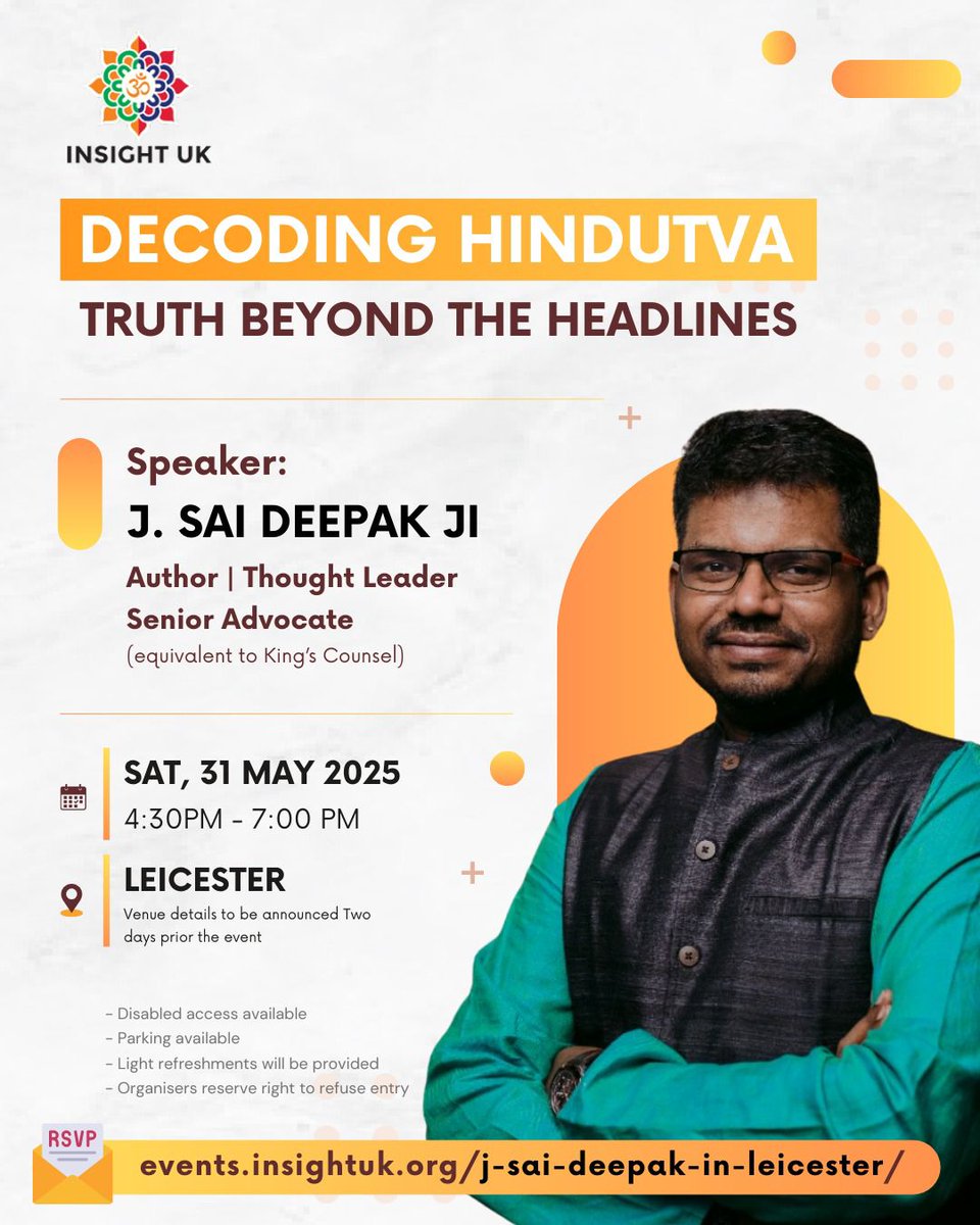 INSIGHT UK - Leicester (@insightleicestr) on Twitter photo Register for a once-in-a-lifetime chance to see <a href="/jsaideepak/">Sai Deepak J</a> in Leicester for his maiden tour to the UK. Register for a once-in-a-lifetime chance to see <a href="/jsaideepak/">Sai Deepak J</a> in Leicester for his maiden tour to the UK.