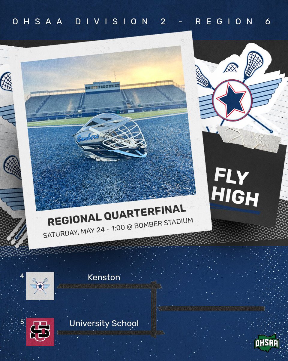 Today we welcome the University School Preppers to Bomber Stadium!

🗓️ Saturday, May 24th
⏰ 1:00
🆚 University School Preppers
🏟️ Bomber Stadium

#flyhigh✈️🥍