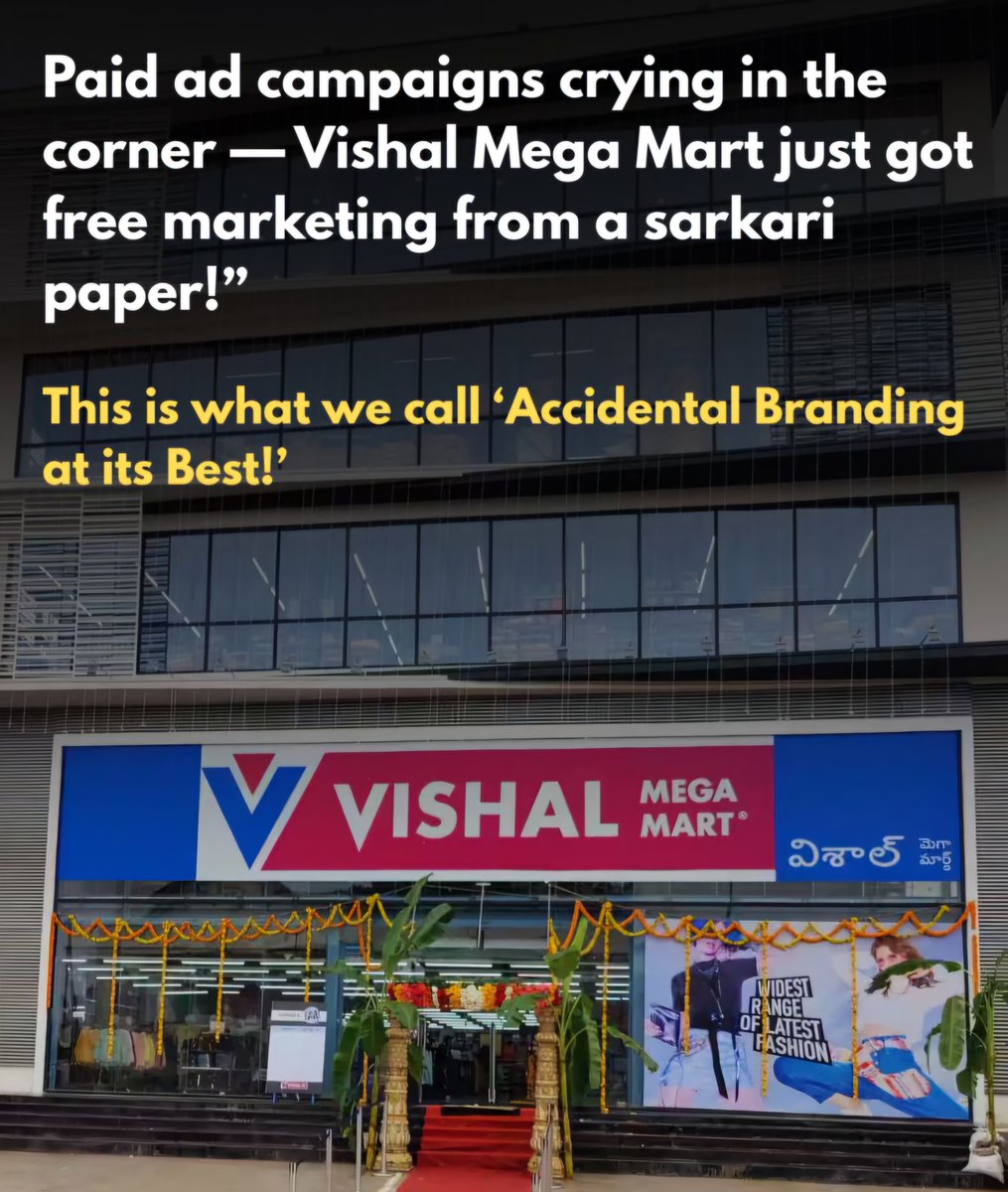 OneVarsity's tweet photo. Vishal Mega Mart just gave us an unexpected branding case study — through a government security guard exam in Uttar Pradesh.

Memes followed after this, and marketers should take note.

#Brandcasestudy #vishalMegaMart #Mememaraketing https://t.co/ZQicDGXnVR