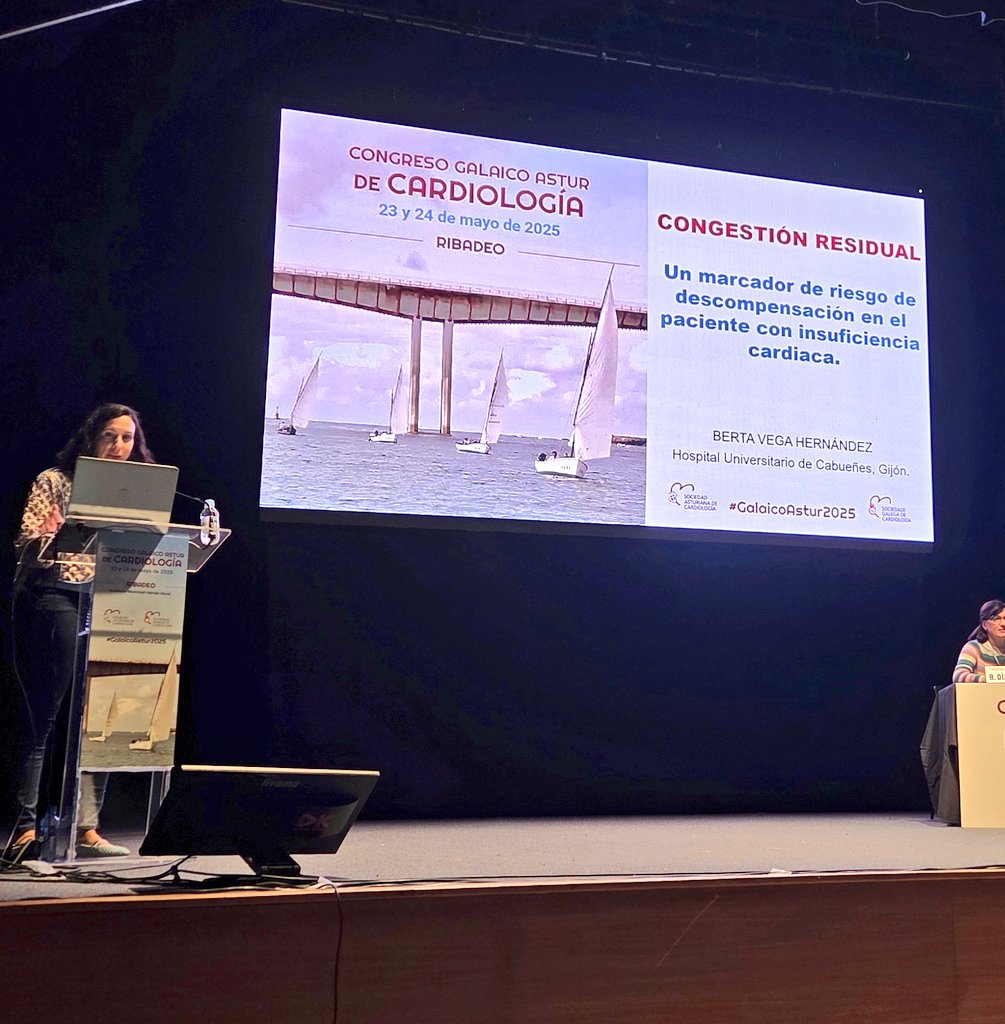 SOGACAR Cardiología (@sogacar_) on Twitter photo Congestión residual: un marcador de riesgo de descompen-
sación en el paciente con insuficiencia cardiaca.
Dra. Berta Vega. H. U. Cabueñes. Gijón #GalaicoAstur2025 <a href="/SOGACAR_/">SOGACAR Cardiología</a> <a href="/SAsCardiologia/">Cardiología Asturias</a> Congestión residual: un marcador de riesgo de descompen-
sación en el paciente con insuficiencia cardiaca.
Dra. Berta Vega. H. U. Cabueñes. Gijón #GalaicoAstur2025 <a href="/SOGACAR_/">SOGACAR Cardiología</a> <a href="/SAsCardiologia/">Cardiología Asturias</a>