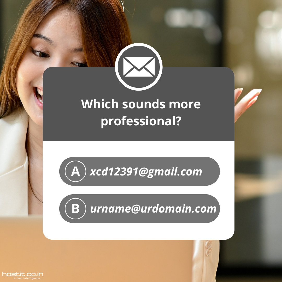 hostit_co_in's tweet image. Which sounds more professional?

❌ xcd12391@gmail.com
✅ yourname@yourdomain.com

Get a domain + 3 business emails for just ₹166.59/month 💼

👉 hostit.co.in

#ProfessionalEmail #BusinessGrowth #CustomEmail #DigitalBranding #HostitIndia