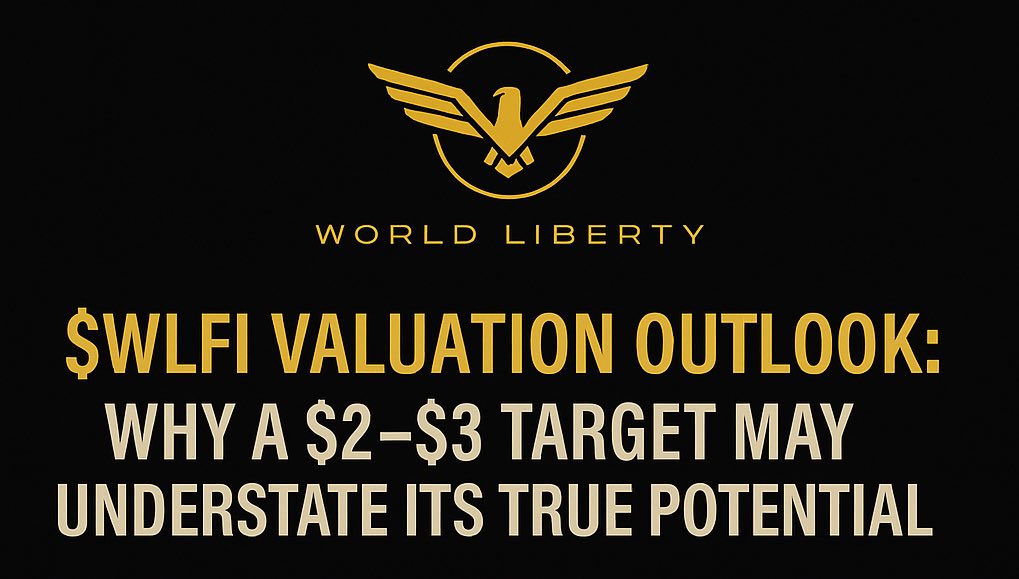 🚀 $WLFI Price Potential: Why $2-$3 May Be Too Conservative

Some people speculated World Liberty Financial’s $WLFI token a $2-$3 ceiling, but the math and momentum tell a different story. 

With a controlled token release of 25-40B (protecting price stability) and a potential