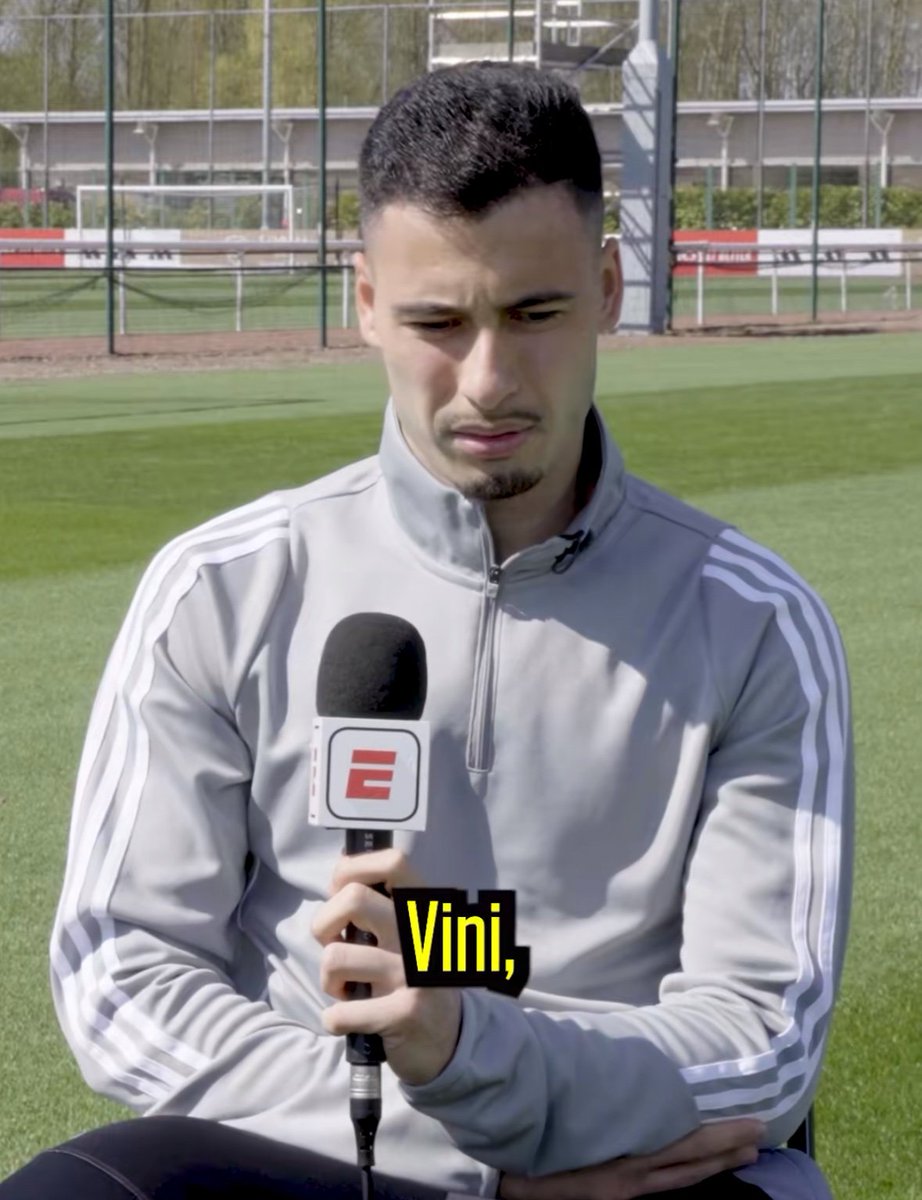 🗣️ Gabriel Martinelli : « Les trois meilleurs ailiers du monde actuellement ? Viní, Saka et Salah.» <a href="/ESPNUK/">ESPN UK</a>