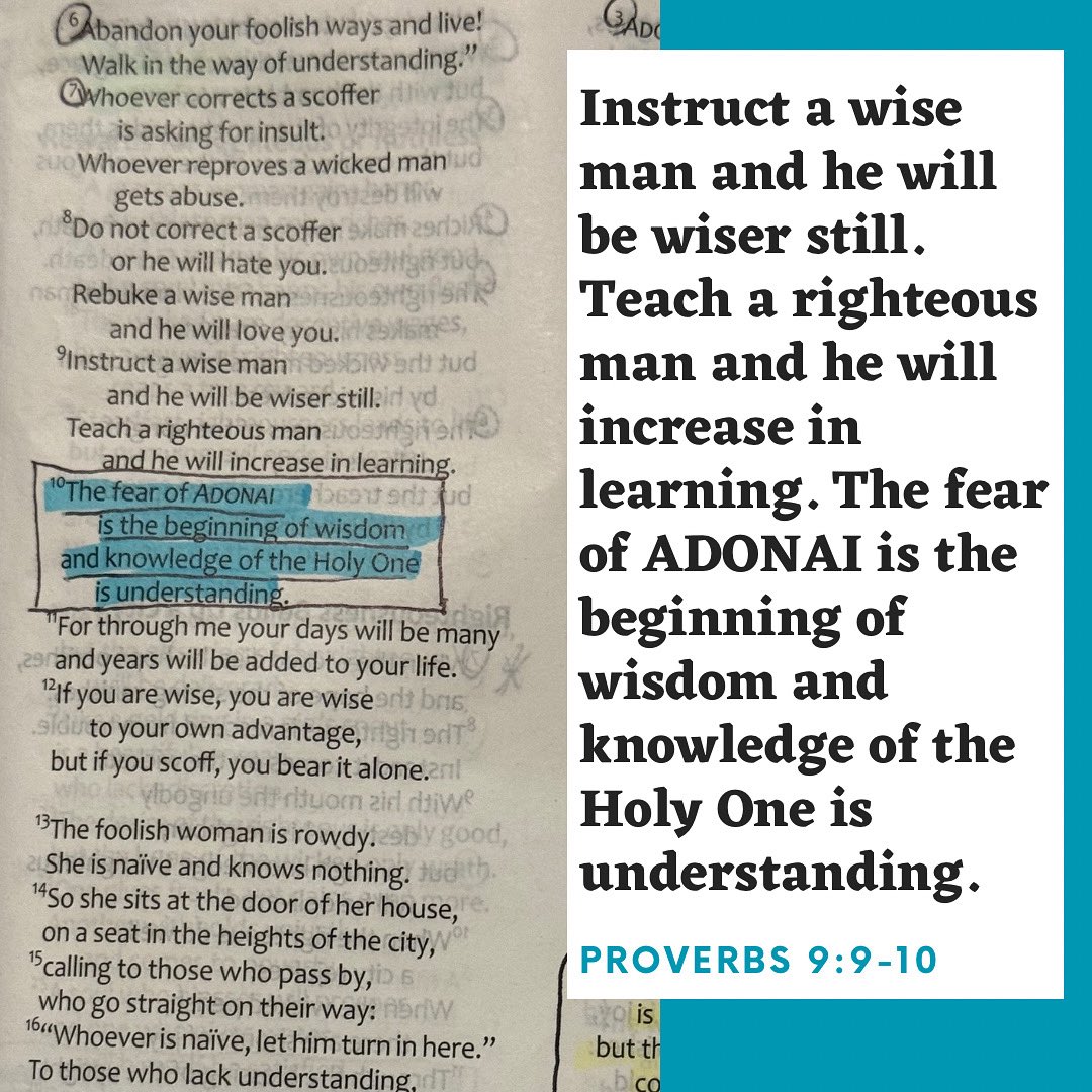 ravdaveed's tweet image. Shabbat Shalom! #Proverbs9v9and10 #TLV #TLVBible
•
#WWL #WordAsAWayOfLife #CoffeeAndTheBible #Discipleship #CamperLife#CamperLife #ShabbatShalom