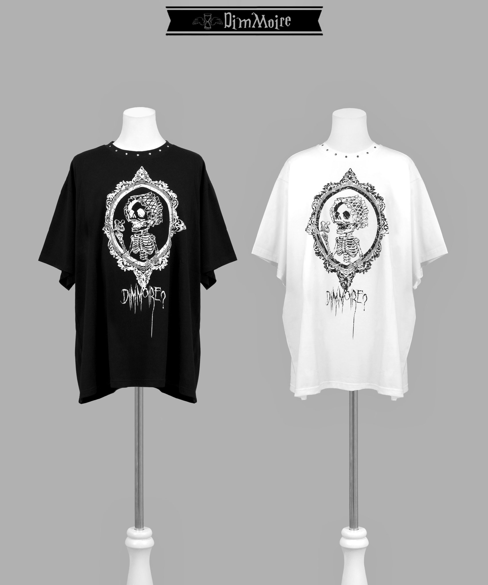 DimMoire Baby Skull BIG T【White】