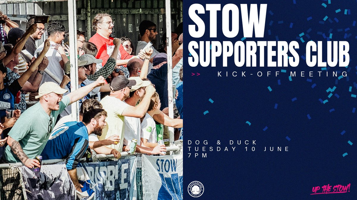 Walthamstow Football Club (@walthamstowfc) on Twitter photo ๐ฆ๐ง๐ข๐ช ๐ฆ๐จ๐ฃ๐ฃ๐ข๐ฅ๐ง๐๐ฅ๐ฆ ๐๐๐จ๐
We are looking to facilitate the creation of a Supporters' Club, to continue to build our fanbase, and ensure the voice of our brilliant supporters is heard.
If you are interested, come down to the Dog & Duck on Tuesday 10 June at 7pm. ๐ฆ๐ง๐ข๐ช ๐ฆ๐จ๐ฃ๐ฃ๐ข๐ฅ๐ง๐๐ฅ๐ฆ ๐๐๐จ๐
We are looking to facilitate the creation of a Supporters' Club, to continue to build our fanbase, and ensure the voice of our brilliant supporters is heard.
If you are interested, come down to the Dog & Duck on Tuesday 10 June at 7pm.