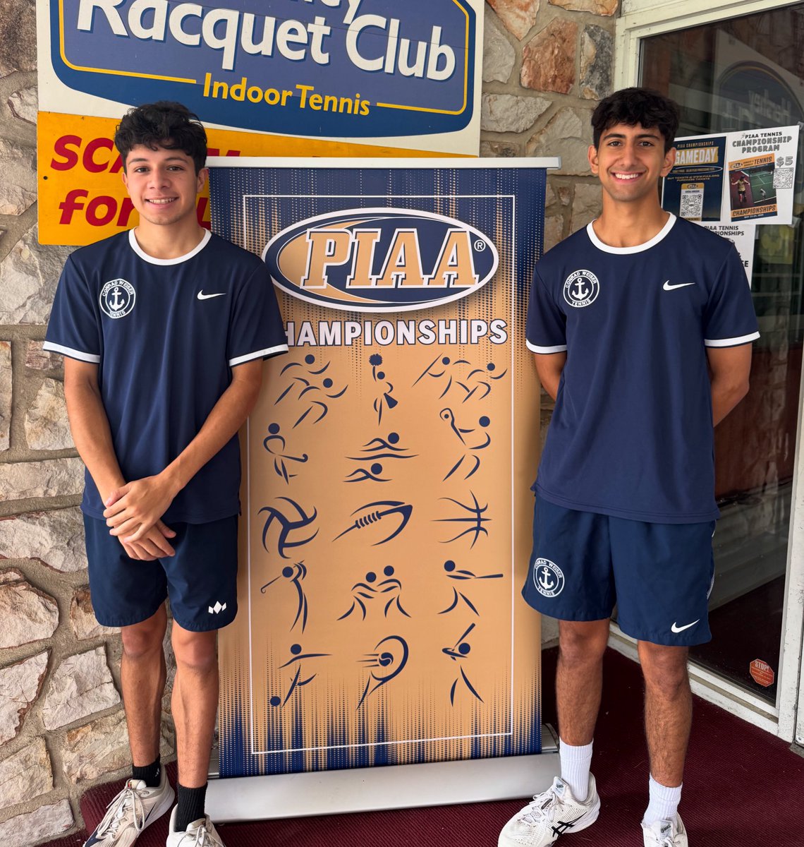 Weiser Tennis’ Armaan Malik &amp; Jio Garcia will play for a PIAA State doubles title at 1pm vs South Park with a 6-4 6-3 over Wyoming Seminary in the semi final Saturday 
#anchordown⚓️ <a href="/ConradWeiserHS/">Conrad Weiser High School</a> <a href="/Conradweiserasd/">Conrad Weiser Area School District</a> <a href="/CWScoutsSports/">CWAthletics</a> <a href="/SpotlightBerks/">Spotlight On Berks Sports</a> <a href="/svsports/">SV Sports</a>