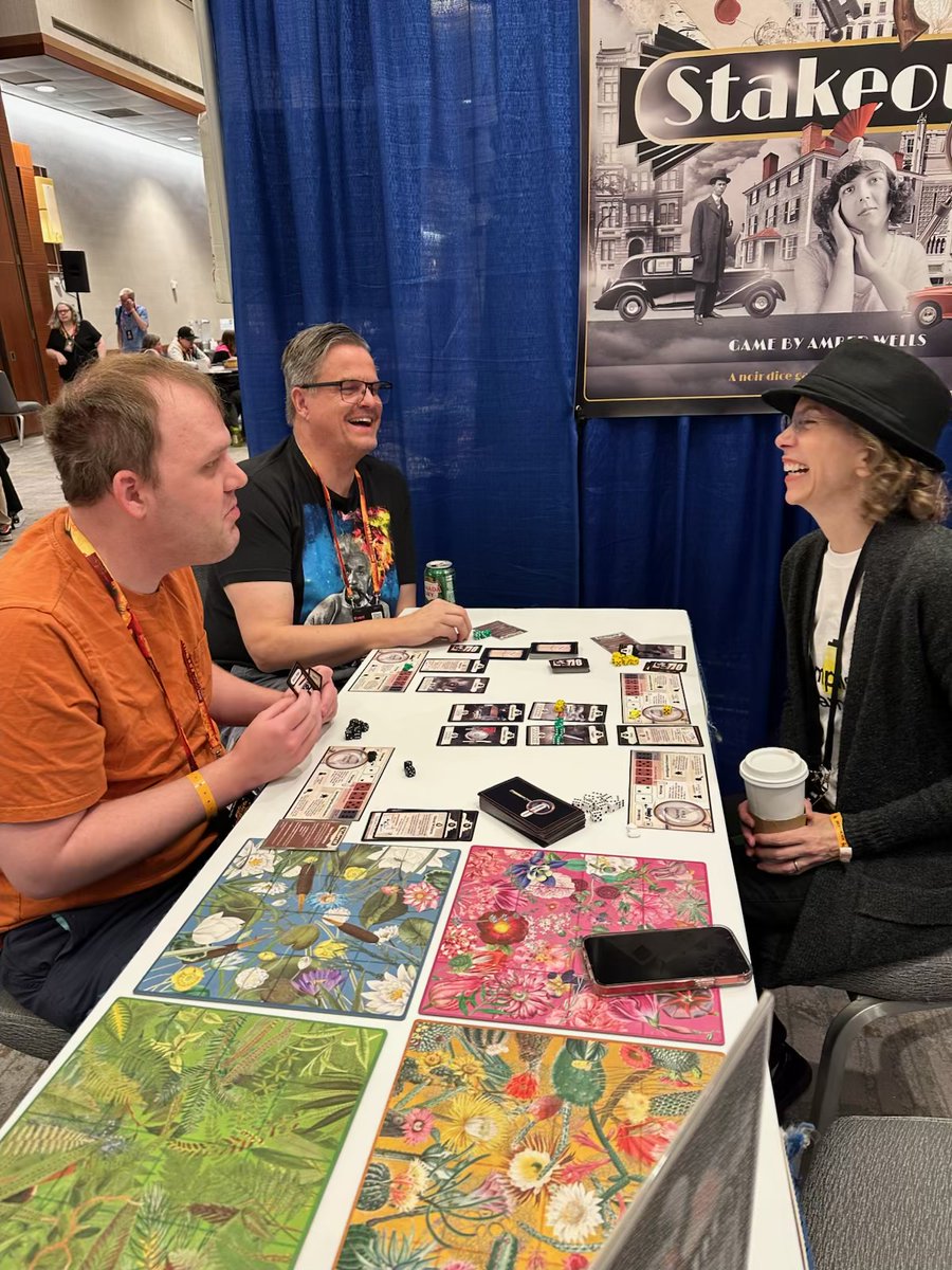 Demoing and meeting new friends at #BGGSpring! #tabletopgames #boardgames