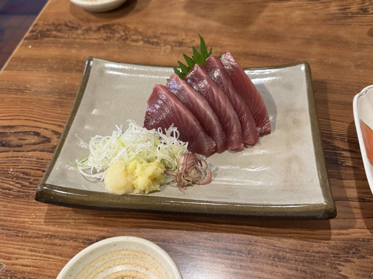 カツオの刺身もいただきまーす