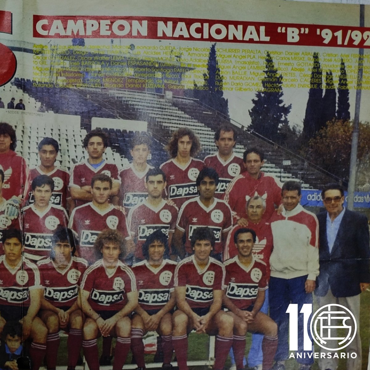 Un día cómo hoy hace 33 años, Lanús vencía a Maipú de Mendoza 2-0, con goles de Angelello y Villagrán, coronándose Campeón Nacional, y retornando al lugar que le pertenece por historia. 
¡Gracias Campeones, siempre van a estar presentes en los corazones Granates!♥️🇱🇻