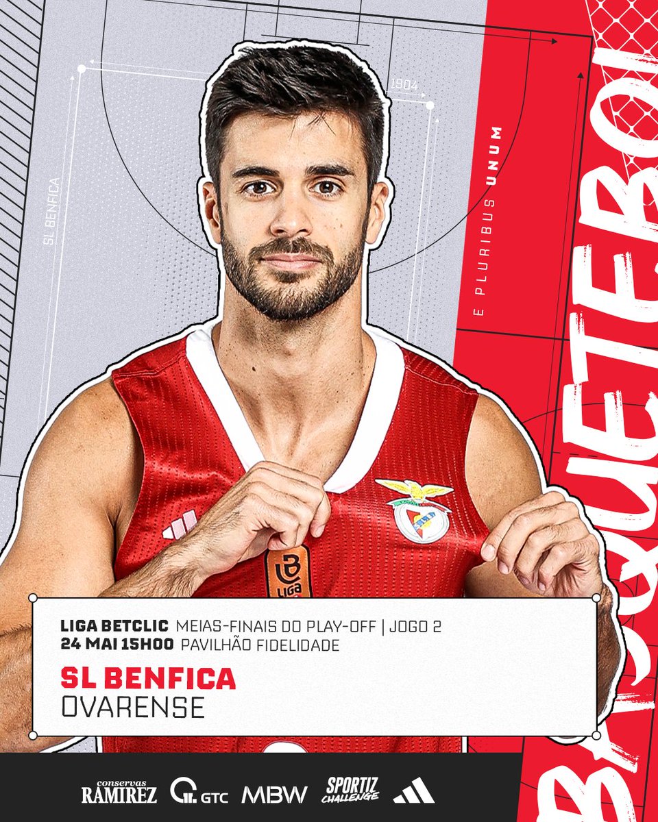 modalidadesslb's tweet image. 🏀💪 Jogo 2 das meias-finais do playoff da Liga Betclic, em casa!

📺 BTV

#BasketBenfica • #Ramirez #GTC #MBW #CleverAdvertising @adidas