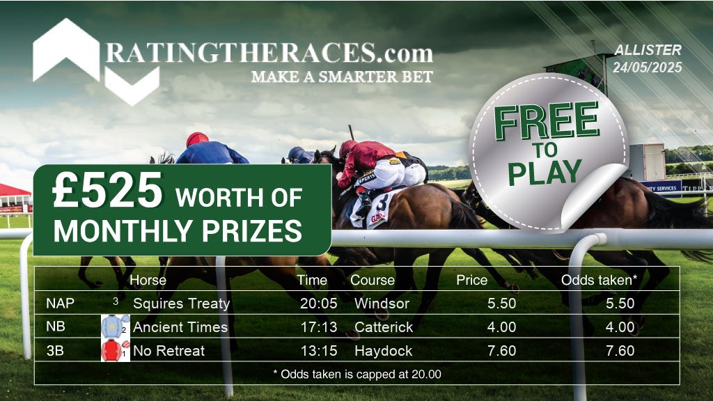wrathofcolaci's tweet photo. My #RTRNaps are:

Squires Treaty @ 20:05
Ancient Times @ 17:13
No Retreat @ 13:15

Sponsored by @RatingTheRaces - Enter for FREE here: https://t.co/7oTCA8xsh9 https://t.co/LoUevBpHHY