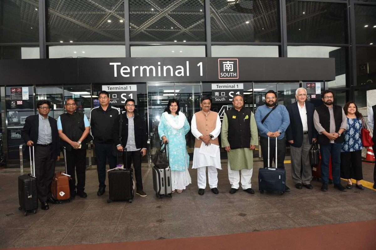 All India Trinamool Congress (@aitcofficial) on Twitter photo The All-Party Parliamentary Delegation, including Shri <a href="/abhishekaitc/">Abhishek Banerjee</a>, departs Japan for the Republic of Korea after a successful Japan Mission.
India’s zero tolerance for terrorism — as demonstrated in Operation Sindoor — was reaffirmed. The All-Party Parliamentary Delegation, including Shri <a href="/abhishekaitc/">Abhishek Banerjee</a>, departs Japan for the Republic of Korea after a successful Japan Mission.
India’s zero tolerance for terrorism — as demonstrated in Operation Sindoor — was reaffirmed.