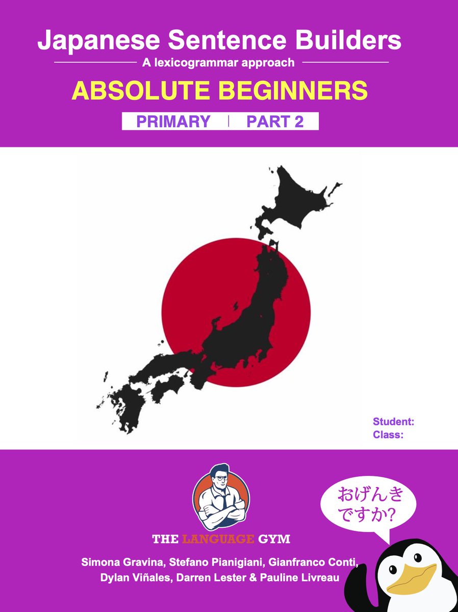 Exciting news for Japanese specialists! Going LIVE this weekend!

Primary Japanese Sentence Builders - Part 2

Congrats to Pauline &amp; Darren - and big thanks to all others involved ❤️🙏🐧

#mfltwitterati <a href="/gianfrancocont9/">Dr Gianfranco Conti</a> <a href="/SentenceBuildrs/">SentenceBuilders</a>