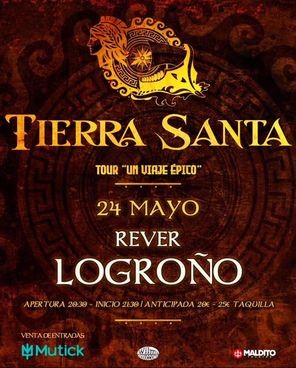 Tierra Santa (@tierrasantarock) on Twitter photo Llegó el día, hoy tocamos de nuevo en casa, os esperamos esta noche en la Sala Rever #UnViajeEpicoTour <a href="/Maldito_Records/">Maldito Records</a> Llegó el día, hoy tocamos de nuevo en casa, os esperamos esta noche en la Sala Rever #UnViajeEpicoTour <a href="/Maldito_Records/">Maldito Records</a>