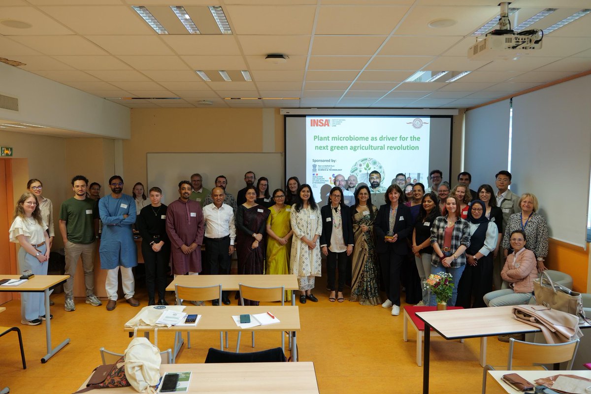 Akanksha Singh (@akanksha_cimap) on Twitter photo Delivered a talk at Indo-French Workshop on "Plant Microbiome as Driver for the Next Green Agricultural Revolution", held in Lyon, France. Thanks to <a href="/IFCPAR/">IFCPAR/CEFIPRA</a> and <a href="/IndiaDST/">DSTIndia</a> for giving us a great platform to exchange ideas.
@labrundamiens
<a href="/CSIR_IND/">CSIR, India</a>
<a href="/DrNKalaiselvi/">N Kalaiselvi</a>
<a href="/PrabodhTrivedi/">Prabodh Trivedi</a> Delivered a talk at Indo-French Workshop on "Plant Microbiome as Driver for the Next Green Agricultural Revolution", held in Lyon, France. Thanks to <a href="/IFCPAR/">IFCPAR/CEFIPRA</a> and <a href="/IndiaDST/">DSTIndia</a> for giving us a great platform to exchange ideas.
@labrundamiens
<a href="/CSIR_IND/">CSIR, India</a>
<a href="/DrNKalaiselvi/">N Kalaiselvi</a>
<a href="/PrabodhTrivedi/">Prabodh Trivedi</a>