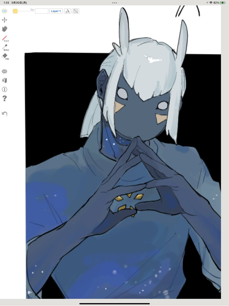 #引用RTで絵をあげて5人指名してバトンでお気に入りの絵を載せる

初めて…！
バトンありがとうございます！💫
全部絵チャ!!!!!🥕