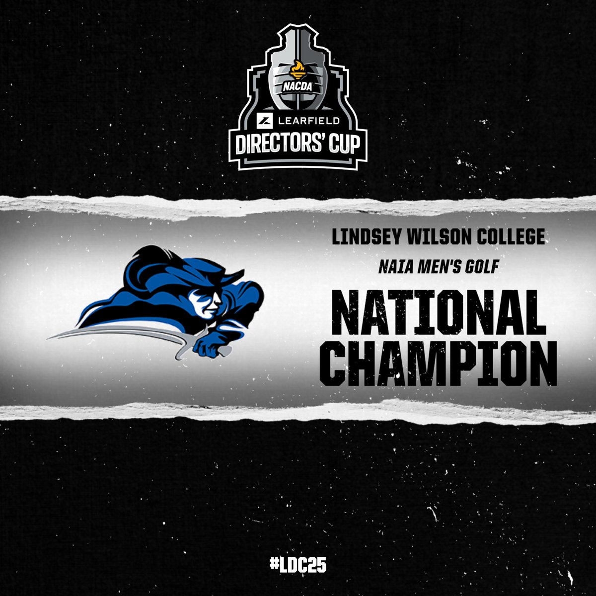 Learfield Directors' Cup (@ldirectorscup) on Twitter photo Congratulations to <a href="/LWCAthletics/">LWC Athletics</a> for claiming the 2025 NAIA Men's Golf National Championship! First in program history! #LDC25 Congratulations to <a href="/LWCAthletics/">LWC Athletics</a> for claiming the 2025 NAIA Men's Golf National Championship! First in program history! #LDC25