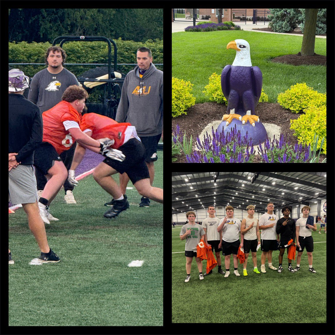 KaedenShock's tweet photo. Had a great experience at Ashland University!
I learned a lot and look forward to putting it to use in my upcoming season. @ashlandeagles_ @Coach_Orsini @ajnickoli 
#SeniorSeason #Classof2026 #OLine #RG #Center https://t.co/gAjxbo5z3r