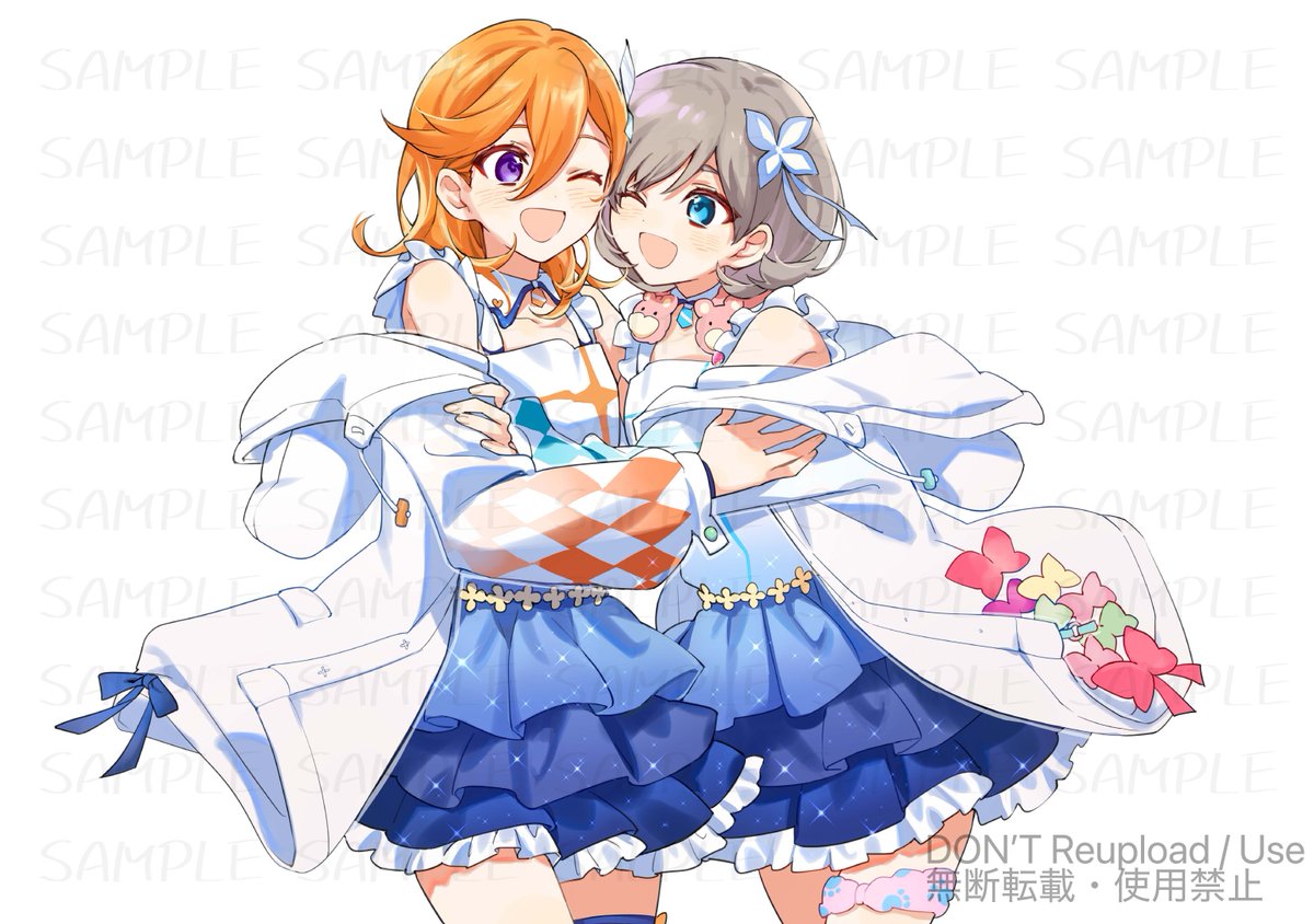 kuukaa_flower's tweet photo. 【フラスタ企画】Liella! 6th LoveLive! Tour 大阪公演にて、澁谷かのんちゃん、伊達さゆりさん、唐可可ちゃん、Liyuuさんへフラワースタンドを贈りませんか？【クーカー】 

イラストのサンプルを公開いたします✨

参加受付は6/2（月)まで⚠️
ご参加お待ちしております🎧🍨

https://t.co/h8O6QiCTFO https://t.co/PSxdqrsrNA