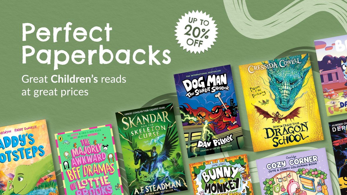 Springtime is the perfect opportunity for outdoor adventures &amp; we've got lots of books to fire children's imaginations, from spectacular fantasy to real-world whodunits &amp; from enchanting picture books to hilarious comic books - all at up to 20% off RRP: waterstones.com/campaign/child…