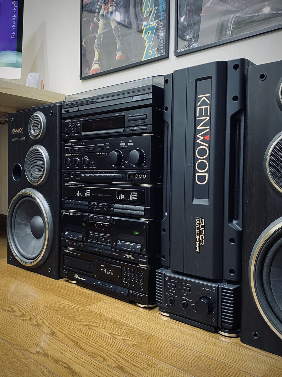 カッコいいバブコン見せて #KENWOOD #ROXY #バブルコンポ TLでロキシー