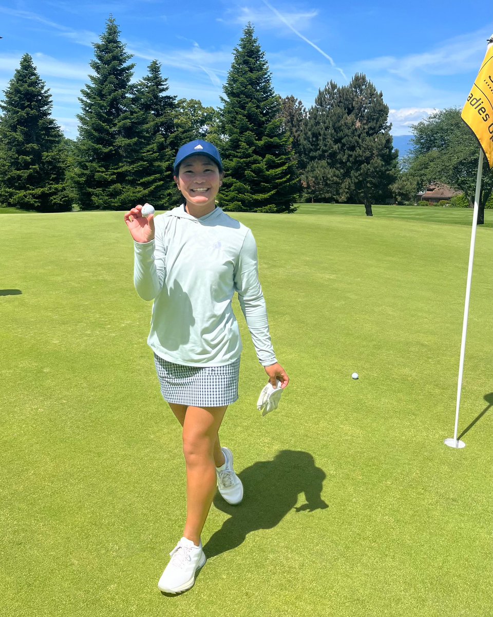 Cheesin’ for a pretty good reason ☝️

#JabraLadiesOpen