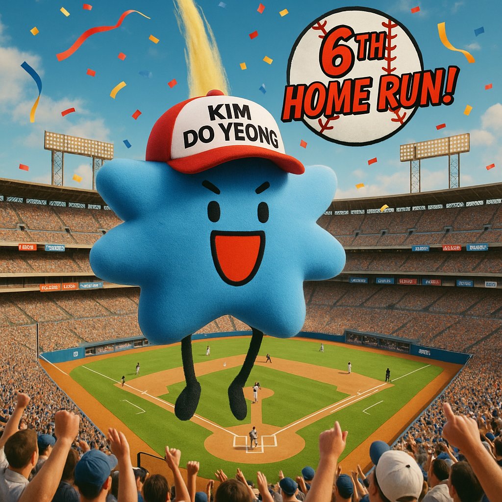 #RT이벤트
김도영 선수 3일 연속 홈런⚾️⚾️⚾️😭 혹시 꿈인가요? 클지기도 6호 홈런 이벤트 들고 왔습니다 !
오늘은 직관가서도, 집에서 경기보며도 즐길 수 있는 편의점 1만원권 기프티콘, 6분께 쏩니다 ❣️ (혹시 내일도?! 클지기 대기탑니다 🤭🤭)