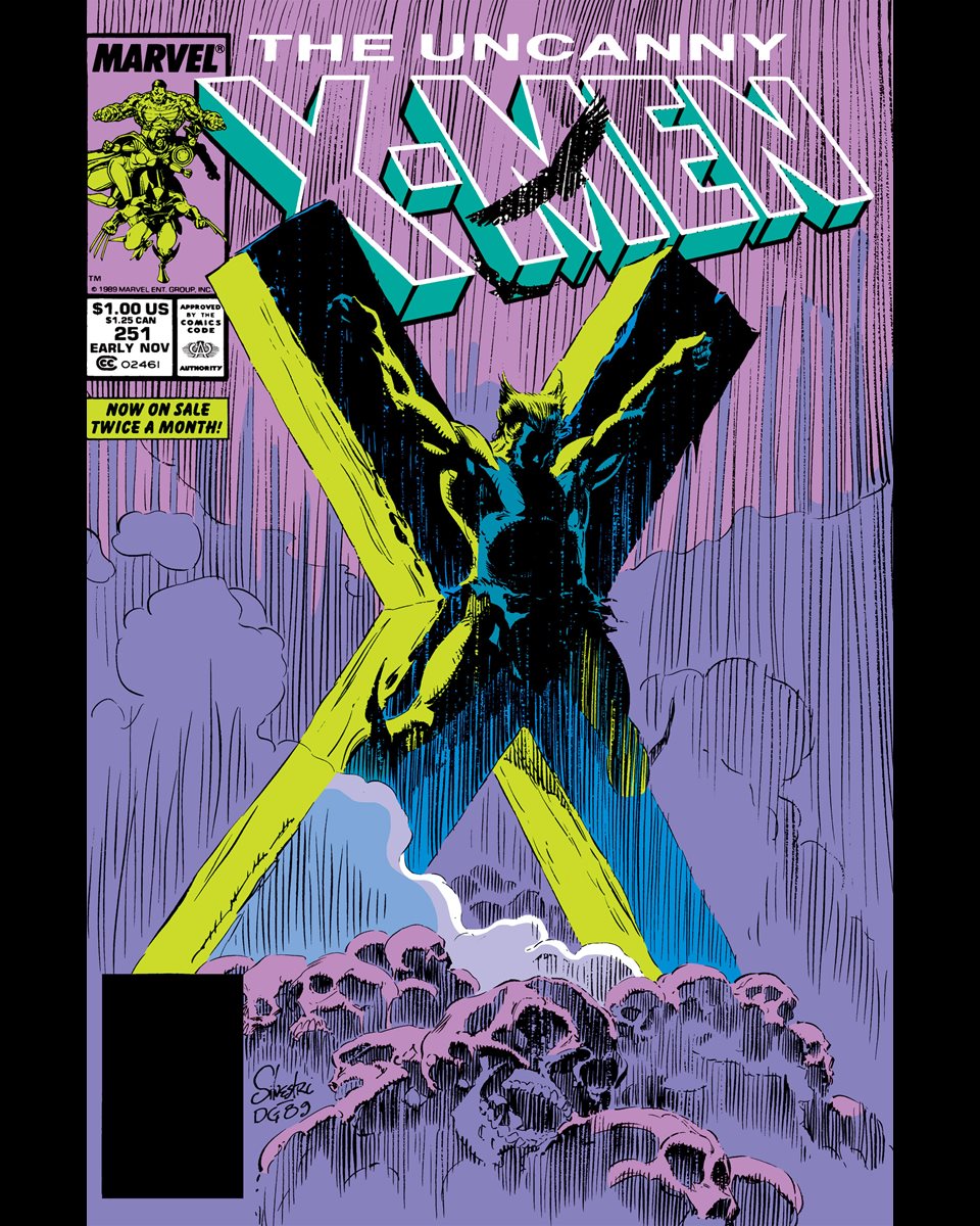 Uncanny X-Men #251 cover dated November 1989.

Wolverine is being savagely tortured by the anti-mutant extremists known as The Reavers. In his semi-conscious state, Wolverine begins to hallucinate about the past and future for mutantkind.