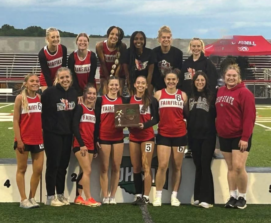 Fairfield - Division III Girls District Track and Field Champions.