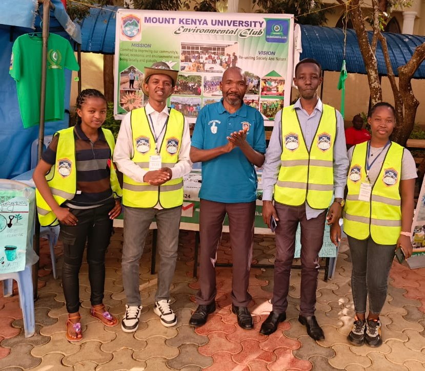 What a week for MKUNEC at MKU Thika exhibition (May 19-23)! 🌿 Our patron, Prof. Afubwa, was amazing. Huge thanks to Chairman Mohammed Galgalo &amp; the whole official team: Vice Chair, Secretary, SG, Treasurer, Legal Advisor! We're proud to "Unite Nature &amp; Society." Thanks to all