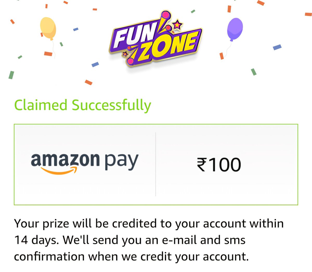 ABGamingStudio's tweet photo. Dear @amazonIN And @amazonpay Thank You So Much For This Reward 

#Amazon #AmazonFunZone #IWonOnAmazon #AmazonIN https://t.co/zTSNYTQhwv