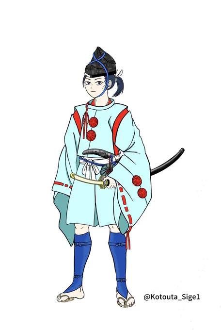 #歴史創作 #クリエイター様の中に青の作品をお持ちの方はいらっしゃいませんか