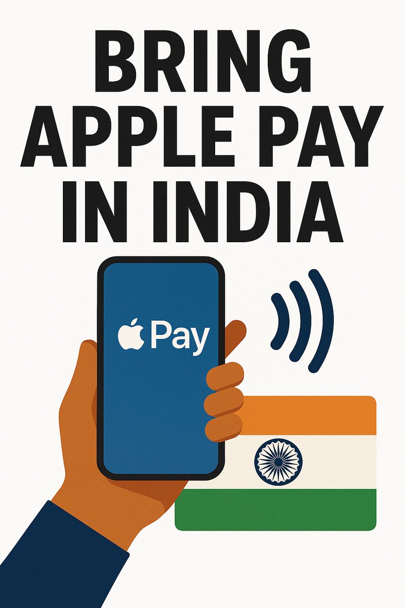 kshatthakkar's tweet photo. Day 9 of asking @Apple and @tim_cook to bring apple pay to India! #ApplePay https://t.co/kcyUXtIQUY